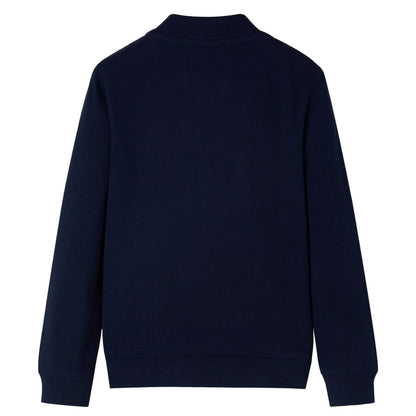 Kids' Sweatshirt with Zip Navy 128