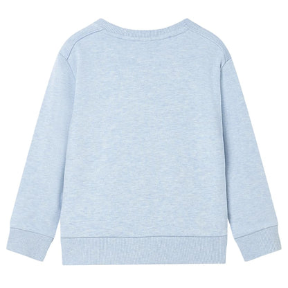 Kids' Sweatshirt Soft Blue Melange 104