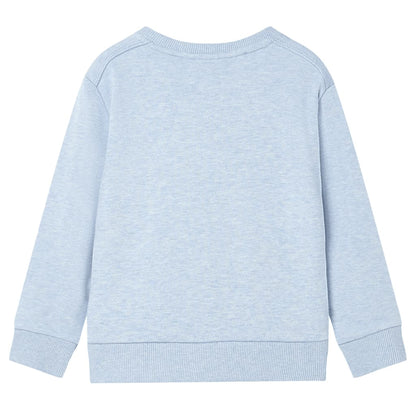 Kids' Sweatshirt Soft Blue Melange 116