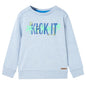 Kids' Sweatshirt Soft Blue Melange 128