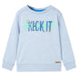 Kids' Sweatshirt Soft Blue Melange 140