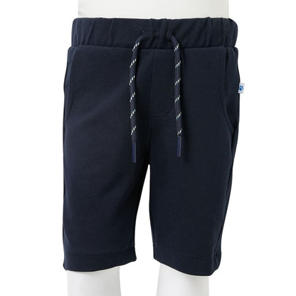 Kids' Shorts with Drawstring Navy 140