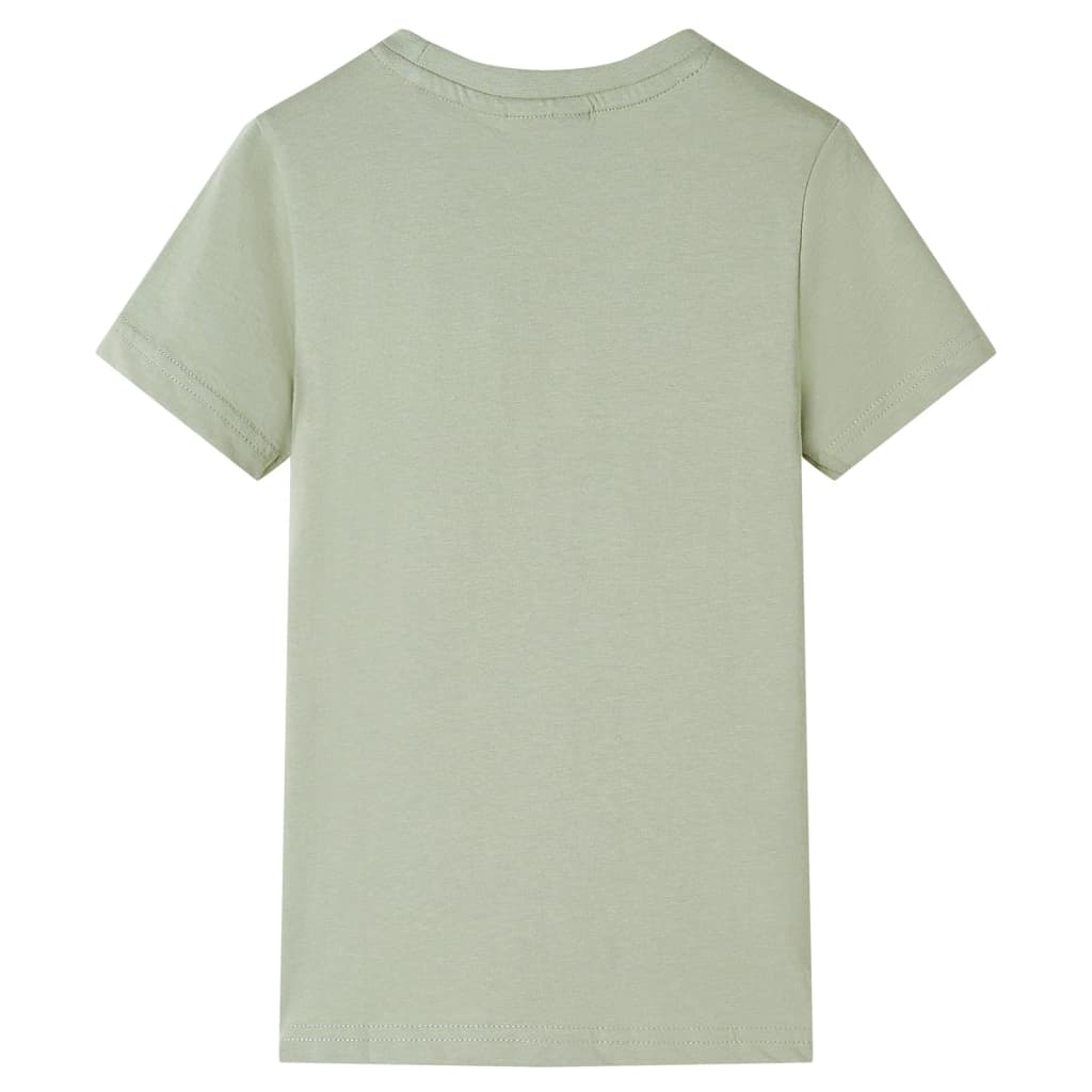 Kids' T-shirt with Short Sleeves Light Khaki 116