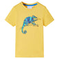 Kids' T-shirt with Short Sleeves Light Ochre 92