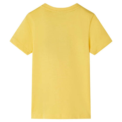 Kids' T-shirt with Short Sleeves Light Ochre 92