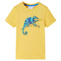 Kids' T-shirt with Short Sleeves Light Ochre 116