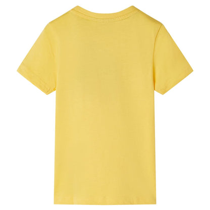 Kids' T-shirt with Short Sleeves Light Ochre 140