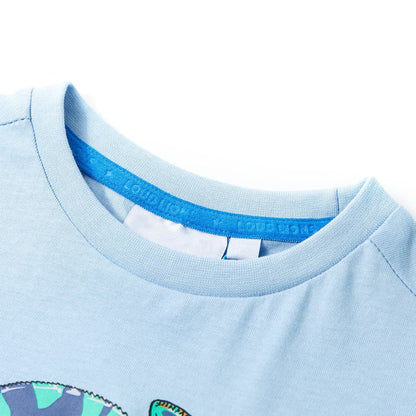 Kids' T-shirt with Short Sleeves Light Blue 92