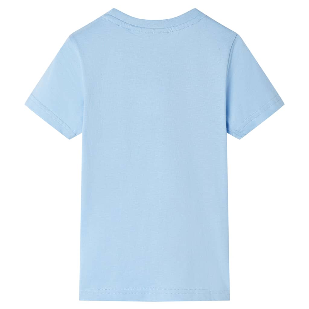 Kids' T-shirt with Short Sleeves Light Blue 116