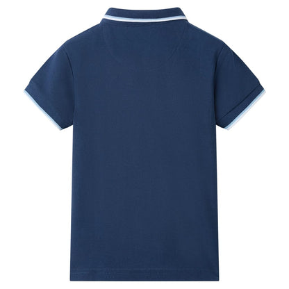 Kids' Polo Shirt Dark Blue 104