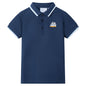 Kids' Polo Shirt Dark Blue 128