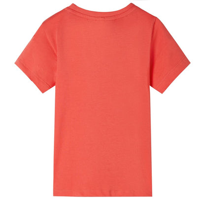 Kids' T-shirt with Short Sleeves Light Red 104