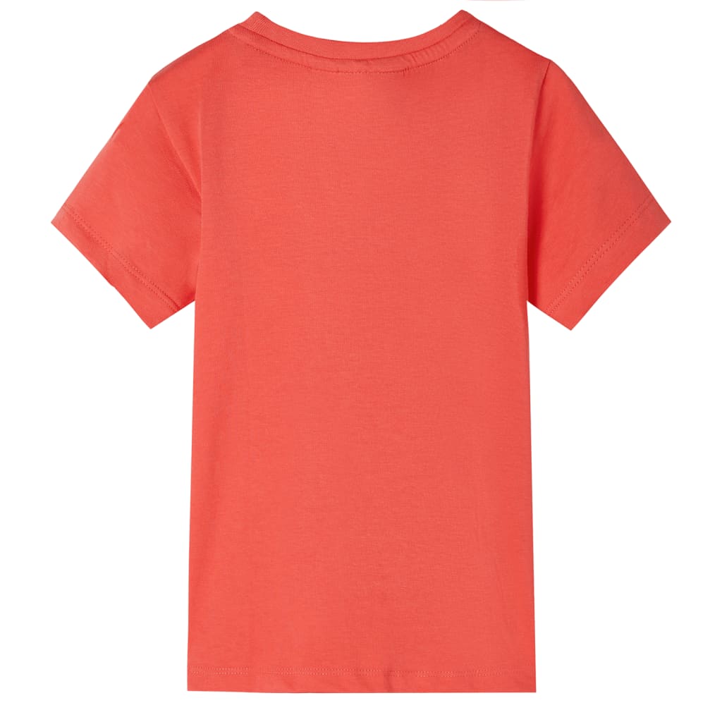 Kids' T-shirt with Short Sleeves Light Red 116