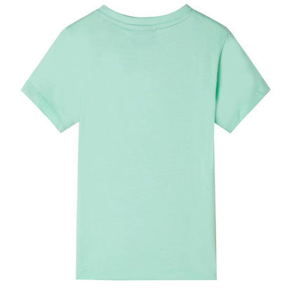 Kids' T-shirt with Short Sleeves Light Green 104