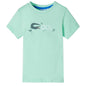 Kids' T-shirt with Short Sleeves Light Green 140