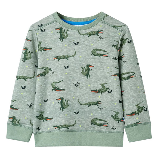 Kids' Sweatshirt Light Khaki Melange 92