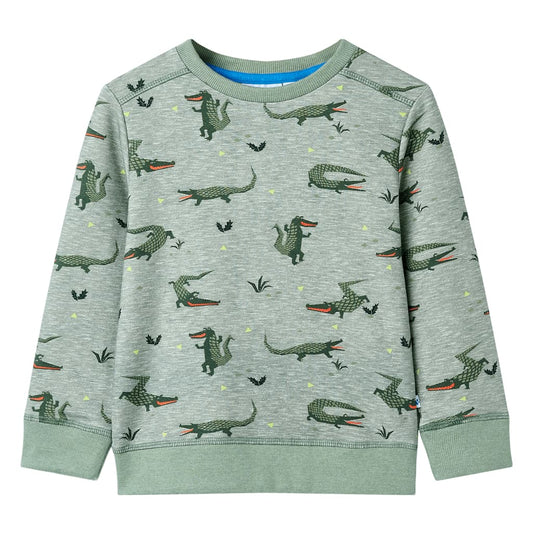 Kids' Sweatshirt Light Khaki Melange 104