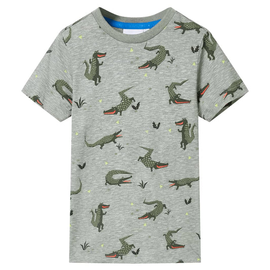 Kids' T-shirt Light Khaki Melange 92