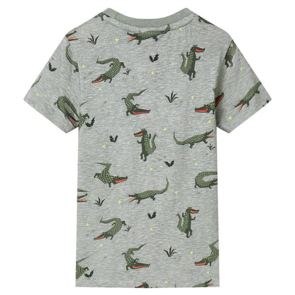 Kids' T-shirt Light Khaki Melange 128