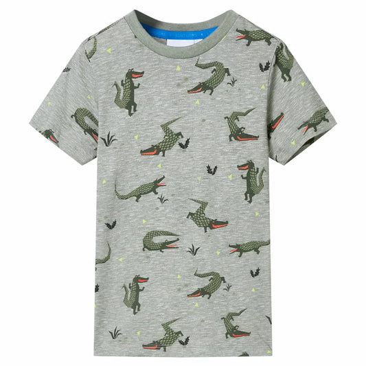 Kids' T-shirt Light Khaki Melange 140