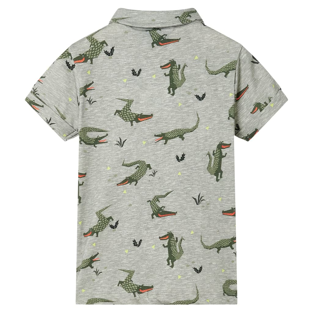 Kids' Shirt Light Khaki Melange 92