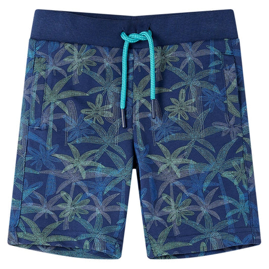 Kids' Shorts with Drawstring Navy 128