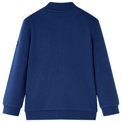 Kids' Sweatshirt with Zip Navy 92