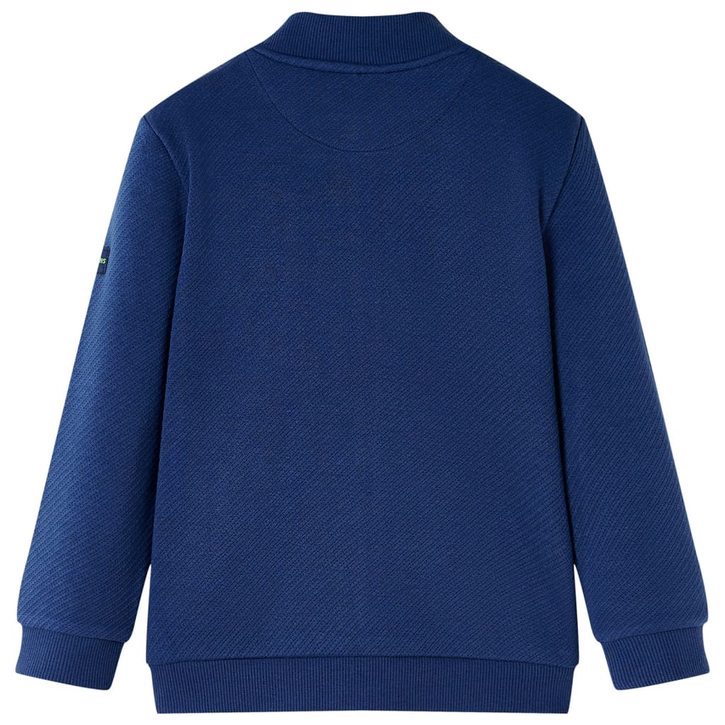 Kids' Sweatshirt with Zip Navy 140