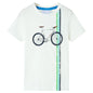 Kids' T-shirt with Short Sleeves Ecru 92