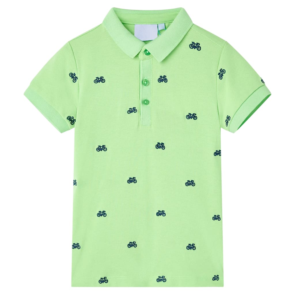 Kids' Polo Shirt  Neon Green 104