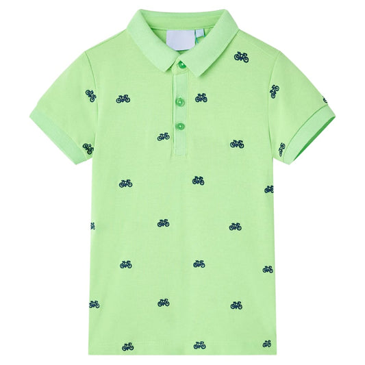 Kids' Polo Shirt  Neon Green 104