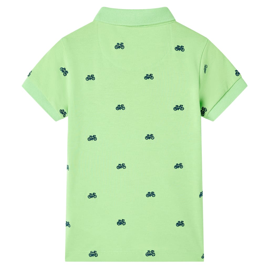 Kids' Polo Shirt  Neon Green 104