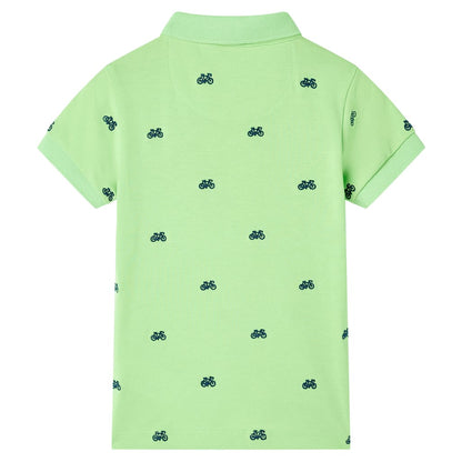 Kids' Polo Shirt  Neon Green 104