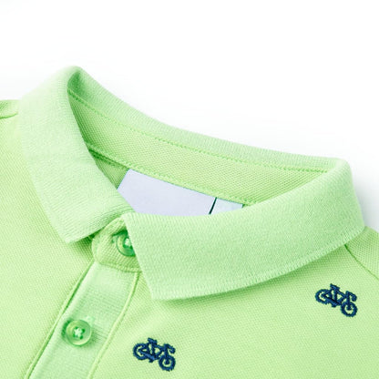 Kids' Polo Shirt  Neon Green 104