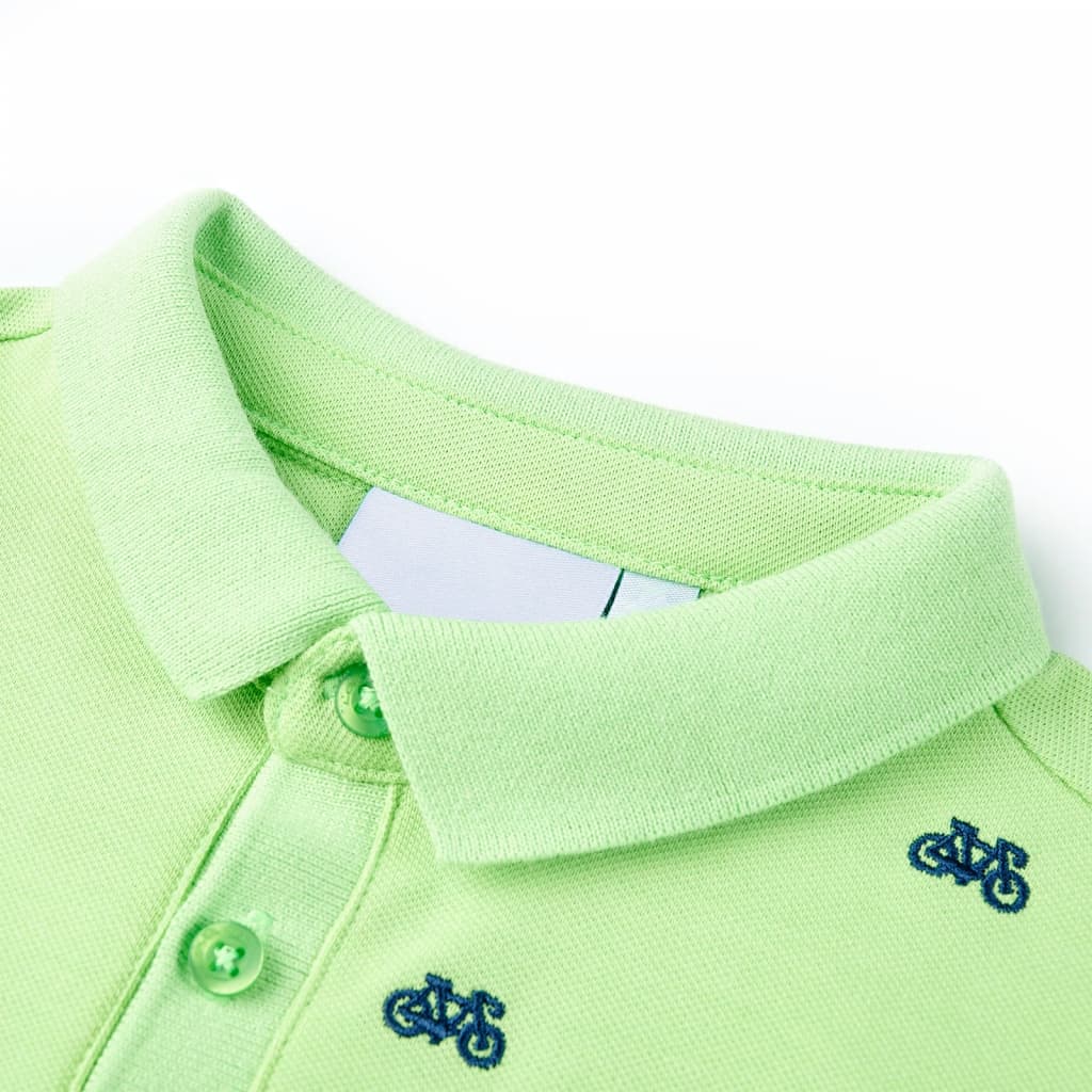 Kids' Polo Shirt  Neon Green 116