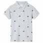 Kids' Polo Shirt  Grey Melange 104