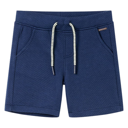 Kids' Shorts with Drawstring Dark Blue 92