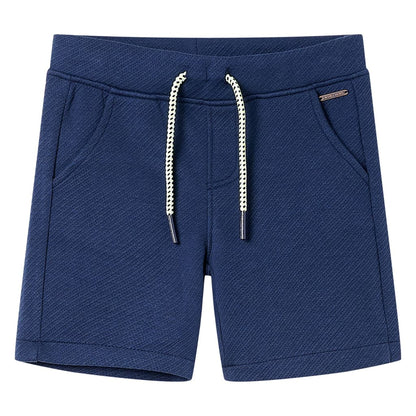 Kids' Shorts with Drawstring Dark Blue 104