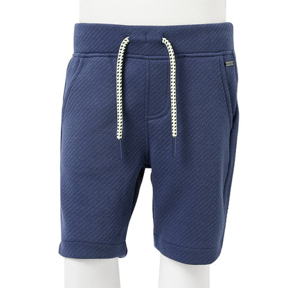 Kids' Shorts with Drawstring Dark Blue 104