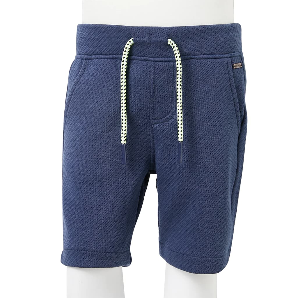 Kids' Shorts with Drawstring Dark Blue 116