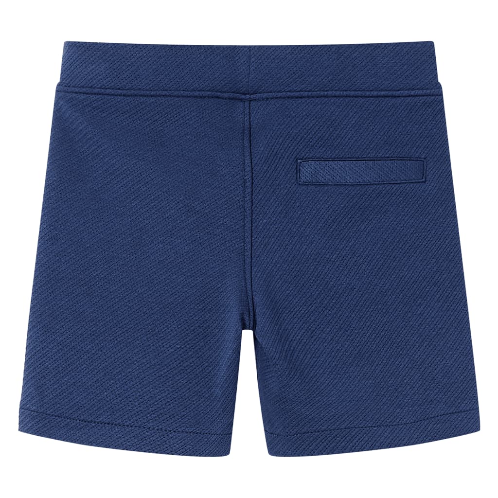 Kids' Shorts with Drawstring Dark Blue 128