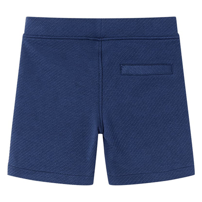 Kids' Shorts with Drawstring Dark Blue 128