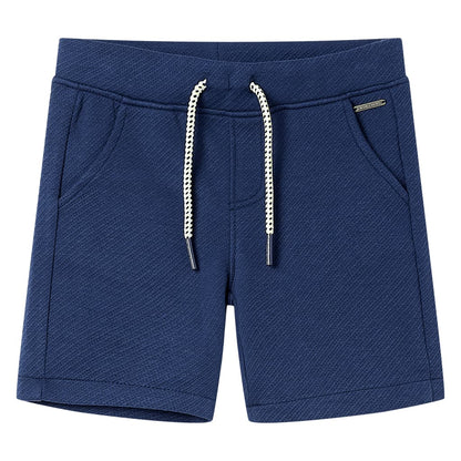 Kids' Shorts with Drawstring Dark Blue 140