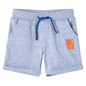 Kids' Shorts with Drawstring Blue Melange 92