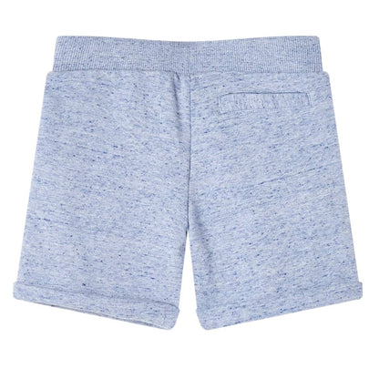 Kids' Shorts with Drawstring Blue Melange 116