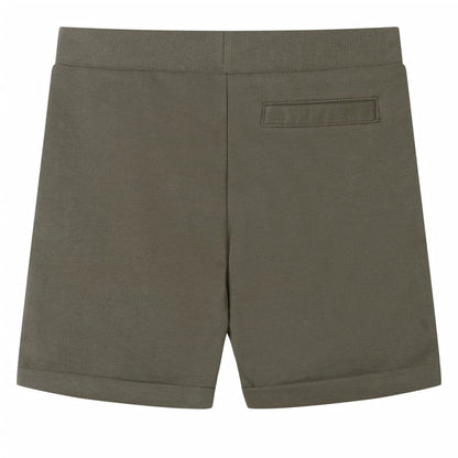 Kids' Shorts with Drawstring Dark Khaki 116