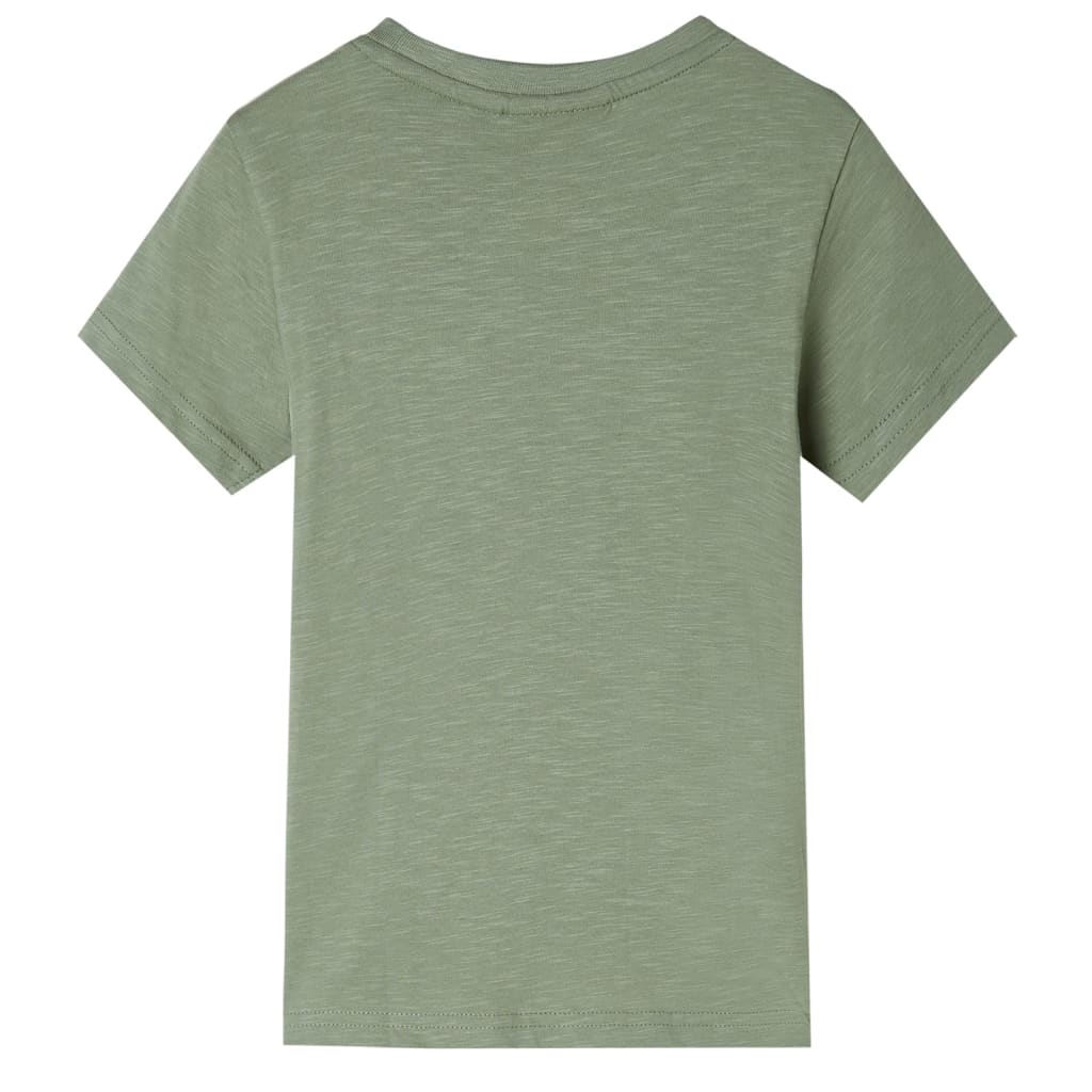 Kids' T-shirt with Short Sleeves Light Khaki 140