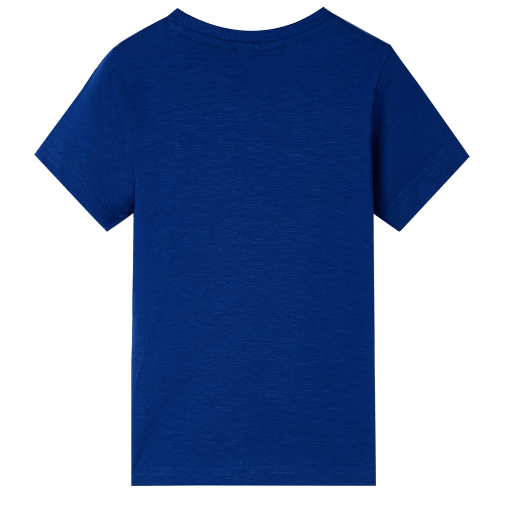 Kids' T-shirt with Short Sleeves Dark Blue 92