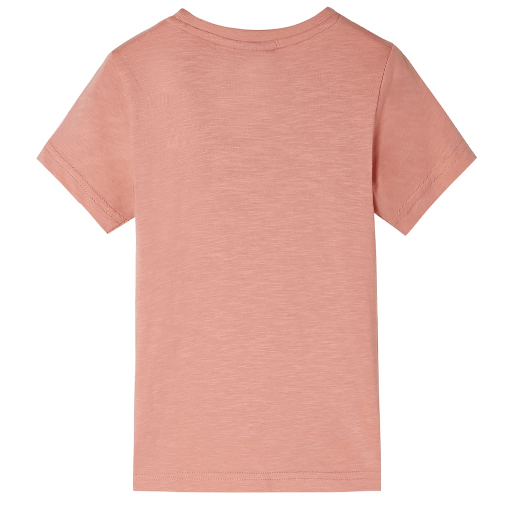 Kids' T-shirt with Short Sleeves Light Orange 92