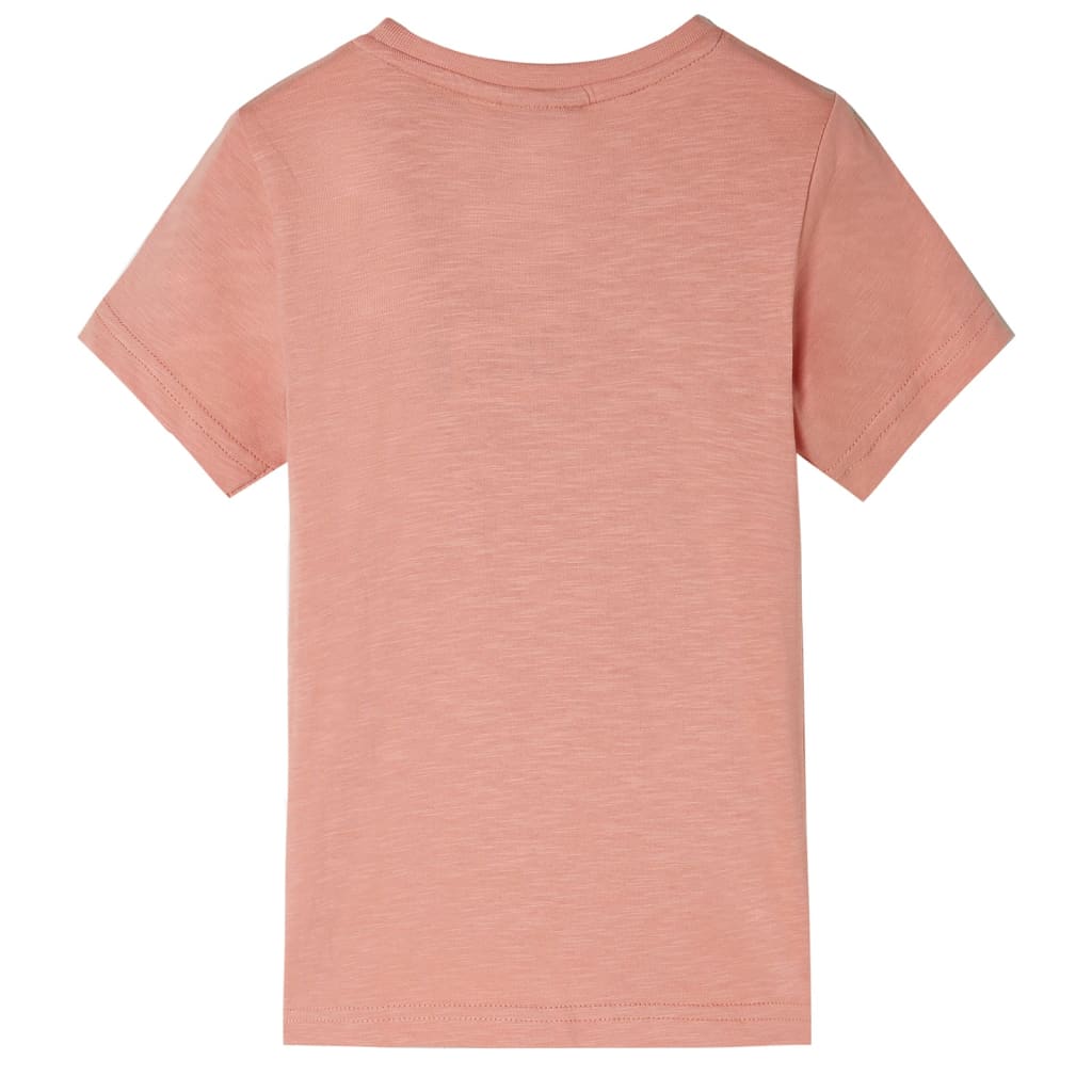 Kids' T-shirt with Short Sleeves Light Orange 104